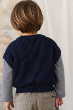 將圖片載入圖庫檢視器 [預購] Jamie Kay - Virgil Knit Vest Navy

