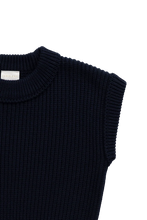 將圖片載入圖庫檢視器 [預購] Jamie Kay - Virgil Knit Vest Navy
