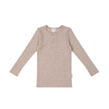 Load image into Gallery viewer, Jamie Kay - Cotton Modal Long Sleeve Henley - Powder Pink Marle
