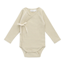 Load image into Gallery viewer, Jamie Kay - Fine Rib Long Sleeve Bodysuit - Petite Stripe
