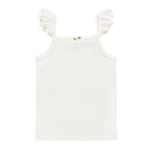 Load image into Gallery viewer, Jamie Kay -  Josephine Singlet - Sweet Heart Pointelle Parchment
