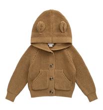 Load image into Gallery viewer, Jamie Kay - Bear Cardigan - Tawny Brown
