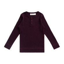 Load image into Gallery viewer, [預購] Jamie Kay - Organic Cotton Modal Long Sleeve Henley - Fig
