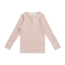 Load image into Gallery viewer, [預購] Jamie Kay - Organic Cotton Modal Long Sleeve Henley - Rose Smoke
