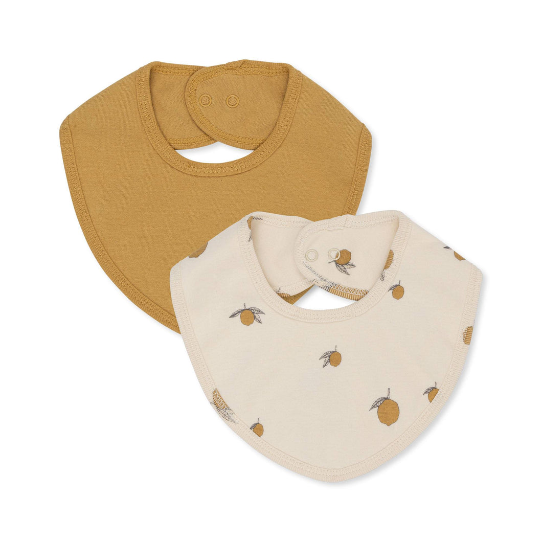 Konges Slojd - 2 Pack Bib (Lemon)
