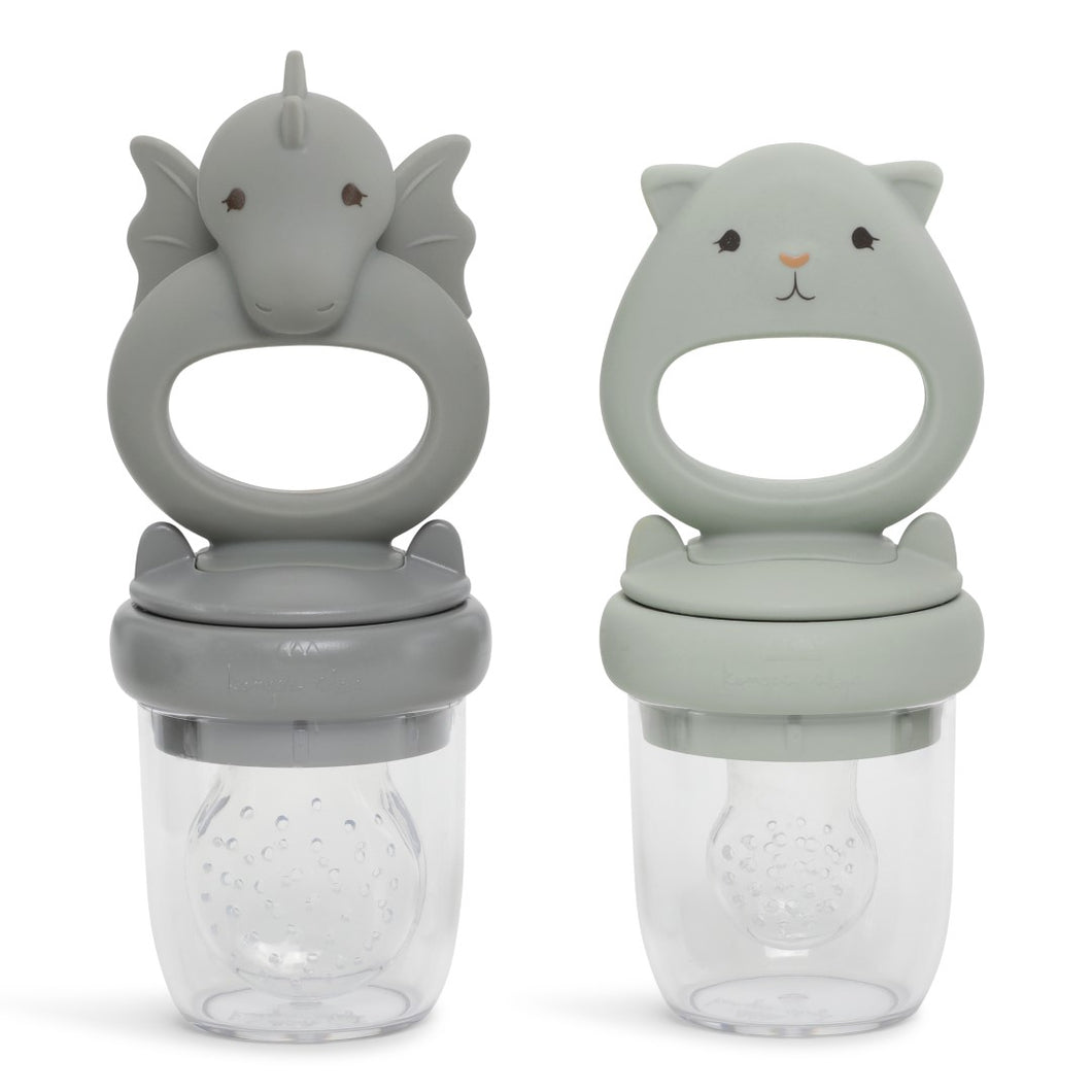 Konges Slojd - Silicone Fruit Feeding Pacifier (WHALE/L'EAU)