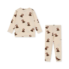 Load image into Gallery viewer, Konges Slojd - Blouse and Pants Set (Christmas Teddy) 12M-2Y
