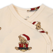 Load image into Gallery viewer, Konges Slojd - Kimono Bodysuit and Pants Set (Christmas Teddy)

