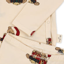 Load image into Gallery viewer, Konges Slojd - Kimono Bodysuit and Pants Set (Christmas Teddy)
