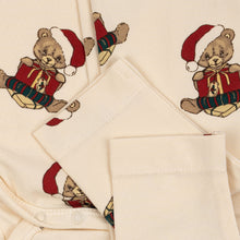 Load image into Gallery viewer, Konges Slojd - Kimono Bodysuit and Pants Set (Christmas Teddy)
