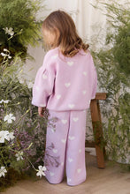 Load image into Gallery viewer, [預購] Jamie Kay - Kayla Cardigan - Kayla Heart Jacquard Orchid Dream
