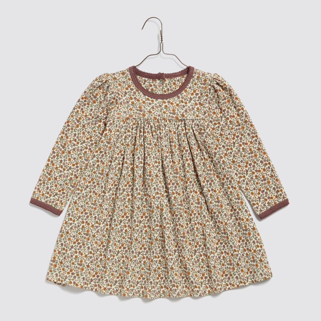 Little Cotton Clothes - Organic Pointelle Maya Dress Prairie Floral