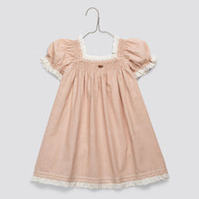 將圖片載入圖庫檢視器 Little Cotton Clothes - Blythe Dress in powder (3Y-6Y)
