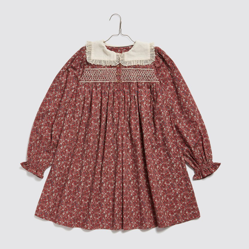 Little Cotton Clothes - Jasmine Dress Clove Floral