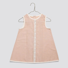 Load image into Gallery viewer, Little Cotton Clothes - Hannah Dress in powder (2Y-6Y)
