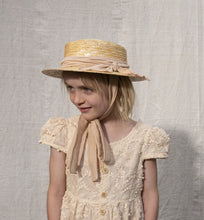 Load image into Gallery viewer, Frou Frou - CLASSIC CANOTIER HAT 綁帶圓頂草帽 (Nude)
