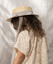 Load image into Gallery viewer, Frou Frou - CLASSIC CANOTIER HAT 綁帶圓頂草帽 (Latte)
