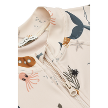 Load image into Gallery viewer, Liewood - Max Printed Shortsleeve Swimsuit (Sea Creature)
