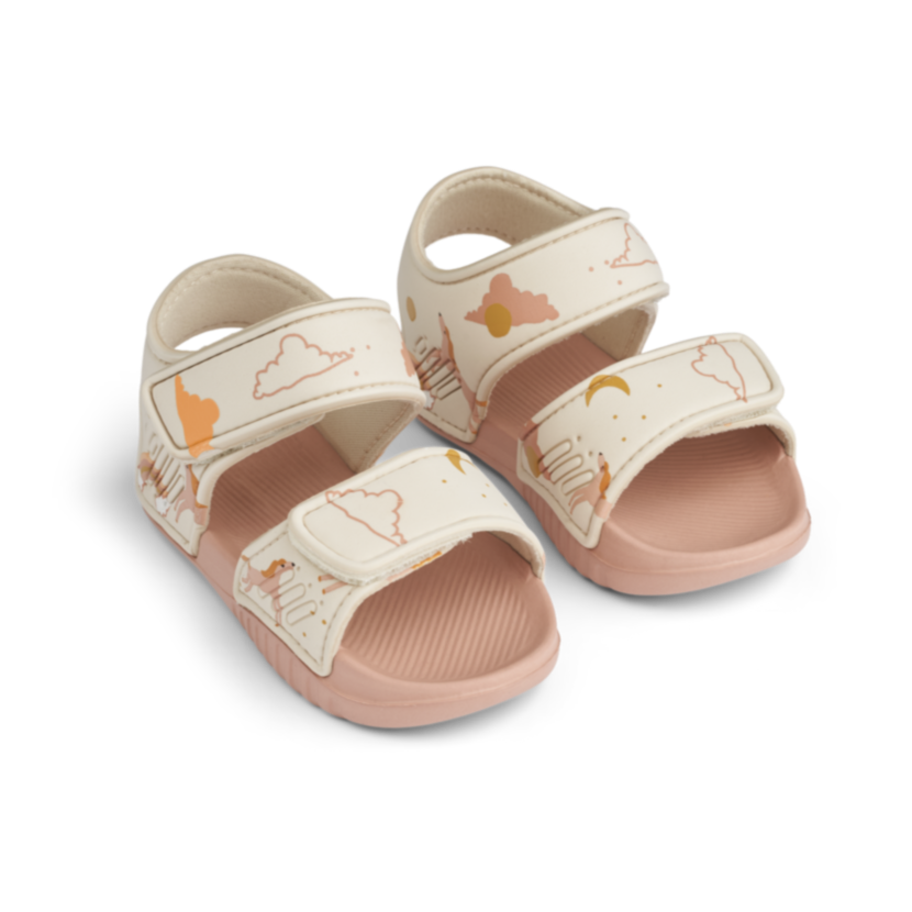 LIEWOOD - Blumer Printed Sandals (Unicorn/Dream)