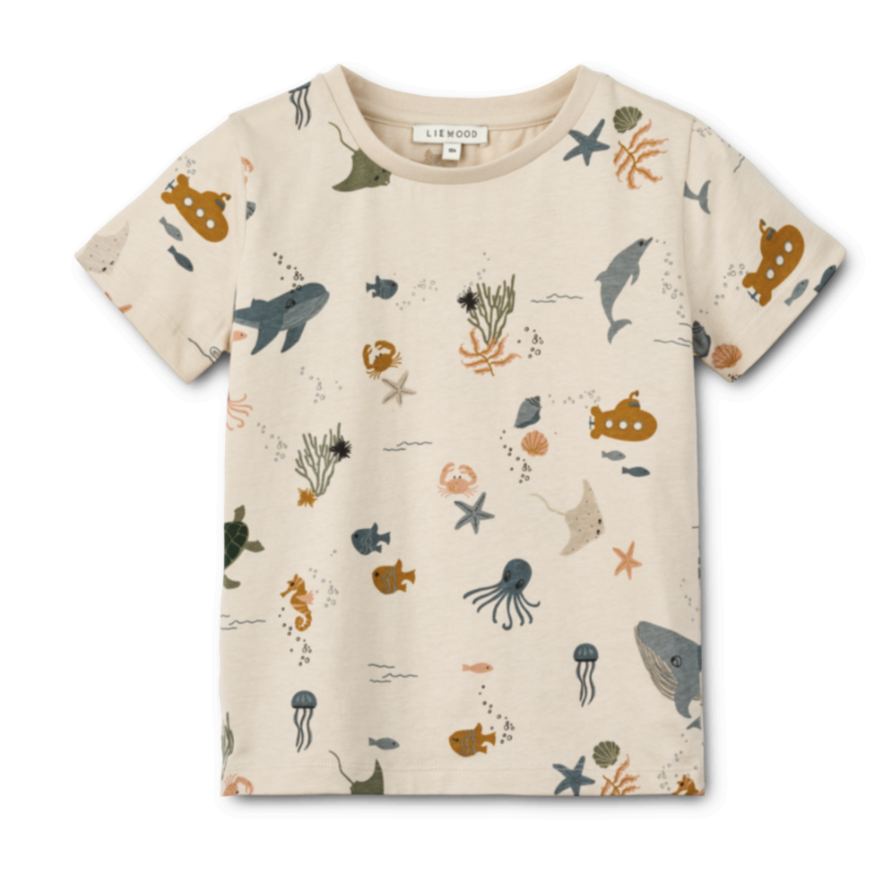LIEWOOD - Apia Printed T-Shirt (Sea Creature)
