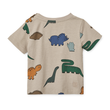 Load image into Gallery viewer, LIEWOOD - Apia Printed T-Shirt (Dinosaurs/Mist)
