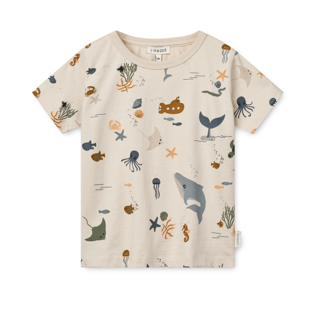 LIEWOOD - Apia Printed T-Shirt (Sea Creature)