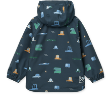 Load image into Gallery viewer, LIEWOOD - Pedia Rainwear Set (Cars/Classic Navy)
