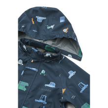 Load image into Gallery viewer, LIEWOOD - Pedia Rainwear Set (Cars/Classic Navy)
