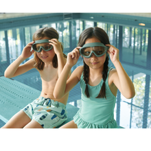 Load image into Gallery viewer, Liewood - Kerem Swim Goggles ( Peppermint / Garden green )

