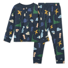 Load image into Gallery viewer, LIEWOOD - Wilhelm Grow Printed Pyjamas Set (Dino roar / Classic navy)
