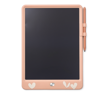 將圖片載入圖庫檢視器 Rose gold electronic writing pad with a pen on a white background
