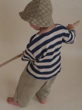 Load image into Gallery viewer, Organic Zoo -Dusky Checkboard Terry Sun Hat
