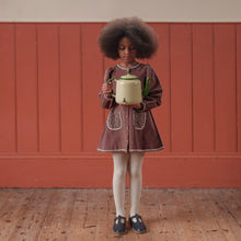 Load image into Gallery viewer, Little Cotton Clothes - Jules Dress Velvet in Nutmeg
