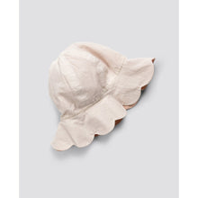 將圖片載入圖庫檢視器 Little Cotton Clothes - Scalloped Hat Shell/Powder (1-2Y)

