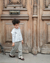 將圖片載入圖庫檢視器 [預購] Maison Marelle - Pants Lebon Velvet Beige / Sauge Linen
