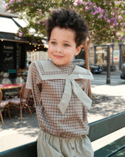 將圖片載入圖庫檢視器 [預購] Maison Marelle - Blouse Choisy Olive Check
