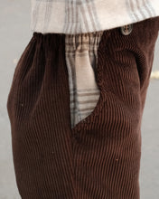 將圖片載入圖庫檢視器 [預購] Maison Marelle - Pants Lebon Brown Velvet / Beige Tartan
