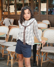 Load image into Gallery viewer, [預購] Maison Marelle - Blouse Berri Beige Tartan
