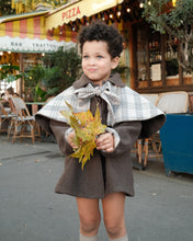 Load image into Gallery viewer, [預購] Maison Marelle - 可反穿披肩羊毛 Sherlock 風衣 (Brown Wool)
