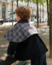 Load image into Gallery viewer, [預購] Maison Marelle - 可反穿披肩羊毛 Sherlock 風衣 (Blue Wool)
