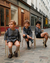 Load image into Gallery viewer, [預購] Maison Marelle - Romper Alma Blue&amp;Ecru Check
