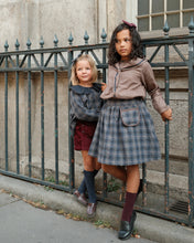 Load image into Gallery viewer, [預購] Maison Marelle - Blouse Nollet Blue Tartan
