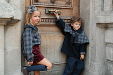 Load image into Gallery viewer, [預購] Maison Marelle - 可反穿披肩羊毛 Darcy 風衣 (Blue Wool)
