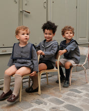 Load image into Gallery viewer, [預購] Maison Marelle - Romper Alma Blue&amp;Ecru Check
