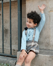 Load image into Gallery viewer, [預購] Maison Marelle - Bloomer Straps Ternes Greyebrown Tartan

