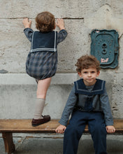 Load image into Gallery viewer, [預購] Maison Marelle - Romper Bac Blue Tartan
