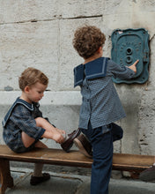 Load image into Gallery viewer, [預購] Maison Marelle - Romper Bac Blue Tartan
