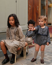 Load image into Gallery viewer, [預購] Maison Marelle - Romper Alma Blue&amp;Ecru Check
