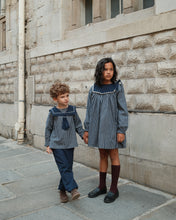 Load image into Gallery viewer, [預購] Maison Marelle - Blouse Choisy Blue&amp;Ecru Check
