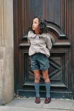 Load image into Gallery viewer, [預購] Maison Marelle - Short SEVRES - Gray Woolen Stipes
